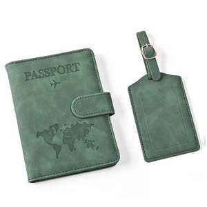Premium <b>Leather</b> <b>Passport</b> <b>Cover</b> Stylish, Durable & Travel-Ready RFID Protection Perfect Gift for Travelers & Jetsetters - Product Image 3