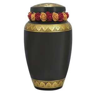 โกศเผาศพสำหรับผู้ใหญ่แบบสมส่วนทำจากโลหะปืน - Product Image 3