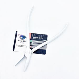 Pince Microlink personnalisée de haute qualité outils d'extension de cheveux professionnels en acier inoxydable blanc avec étiquette - Product Image 6