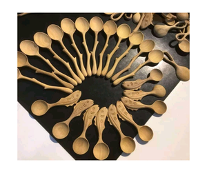 Cuillère en bois faite à la main du Vietnam pour la cuisine Cuillère en bois écologique pour la cuisson Épices Thé Café Offre d'exportation en vrac - Product Image 3