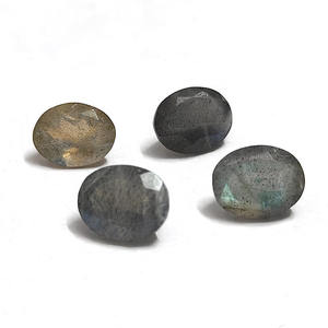 Labradorita mural 10x8mm ovalada facetada 2,85 CTS, ewelry - Product Image 4