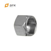 Capuchon de tube en acier usiné CNC DFK Brand 3/8" 1/2" 3/4" 1" femelle JIC 37, 1 pièce