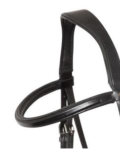 Bridon en cuir de cheval pur de haute qualité, personnalisé en gros, pour dressage, course de chevaux, équipement d'équitation, accessoires, portable et léger - Product Image 2