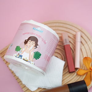 Kawaii 20x25cm rouleau de serviette sèche jetable pour le visage 80 feuilles pratique pour les voyages et le démaquillage en déplacement - Product Image 2