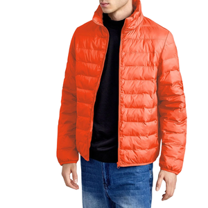 Blouson matelassé personnalisé de qualité supérieure pour homme - Isolation épaisse, fermeture éclair tendance, style streetwear, manteau chaud en tailles plus grandes - Product Image 3