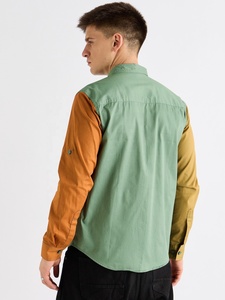 Cargo Flap Pocket Work Style T-Shirt Customized Mens Button Down Oversized Short Sleeve - Product Image 5