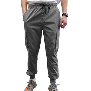 Pantalon cargo pour hommes Pantalons et pantalons décontractés multi-poches pour hommes Vêtements d'extérieur pour hommes Pantalons droits d'hiver délavés Pantalons - Product Image 4