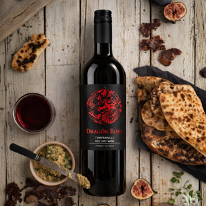 Dragon Rojo - Vin rouge sec 100% Tempranillo 11% ABV Vin rouge espagnol 750ml - Product Image 3