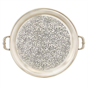 Lot de 2 Plateaux de Service Alimentaires en Aluminium Argent Or Deluxe Qualité Ustensiles de Cuisine Taille Moyenne Plateaux à Thé Événements de Mariage Restaurantware - Product Image 5