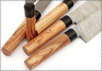 Juego de Cuchillos de Chef de Acero Inoxidable con Alto Contenido de Carbono de Primera Calidad, Estilo Moderno, Ecológico, Disponible en Stock, Embalaje Personalizable