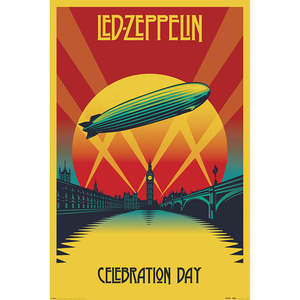 Póster de Led Zeppelin Estilo Art Deco 'Celebration Day' para Decoración de Pared - Product Image 5