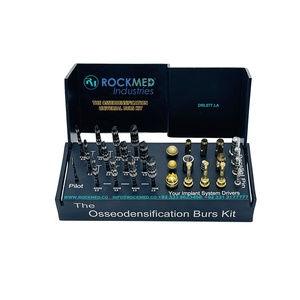 ROCKMED ARTE UNIVERSAL <b>GUIDED</b> SURGERY Manual Dental BUR Full Kit Titanium Components Osseodensification Protocol <b>Drill</b> ALL - Product Image 6
