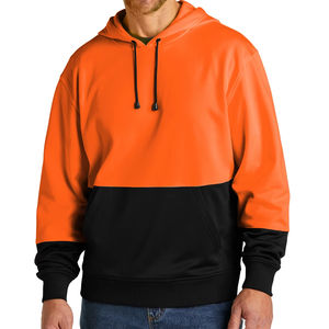 Sweat-shirt à capuche athlétique personnalisé de haute qualité Tailles personnalisées Vêtements de sport Fit Hoodie Tech Fleece Colorblock Full-Zip Hooded Jacket - Product Image 1