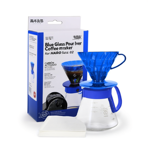 Filtre à café en verre bleu pour HARIO taille 02 - Product Image 2