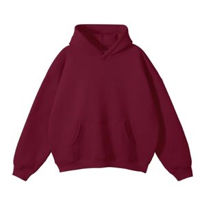 Pull à capuche 100% coton haut de gamme pour hommes Logo personnalisé tricoté fonctionnel surdimensionné rétro sport sweats à capuche pour hommes - Product Image 5