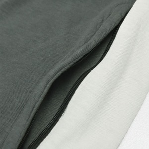 Modern Fit Men Straight Embroidered Canvas Mid Waist Vintage Casual <b>Trousers</b> Lightweight Waterproof Eco-Friendly Breathable - Product Image 5