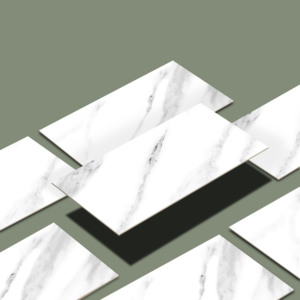 Acabado brillante Aspecto de mármol natural ceramique et de Porcelaine 600X1200mm Fabricación EN LA India para uso comercial. - Product Image 1