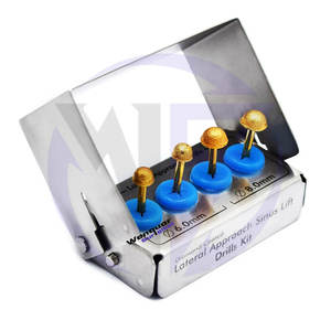 Taladros dentales de elevación de seno lateral recubiertos de diamante para exposición de membrana y cirugía de implantes Instrumentos Wenquar de 6,0mm y 8,0mm - Product Image 5