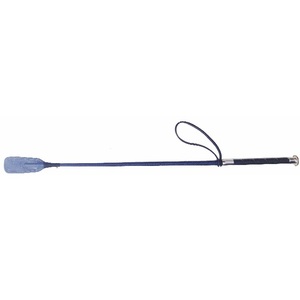 FOUET COLORÉ AVEC MÉTAL ARGENT C AP POIGNÉE 27 "Fouet à cheval en gros Fouet d'équitation pour les courses de chevaux - Product Image 1