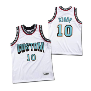 Camisetas de Baloncesto Sublimadas Personalizadas, Diseño Moderno 2025, Alta Calidad, 100% Poliéster, Transpirables, de Secado Rápido, Unisex - Product Image 6