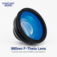 Lentille de numérisation laser 980 nm à faible distorsion pour le soudage infrarouge des plastiques, avec support technique professionnel