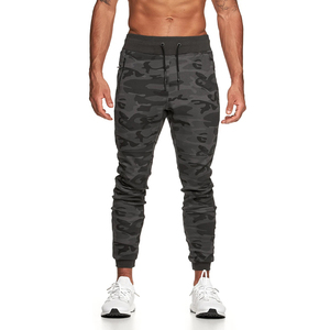 Venta al por mayor en blanco pantalones de chándal de alta calidad de los hombres camuflados pantalones de chándal con bolsillos con cordón logotipo personalizado Jogger pantalones de chándal para los hombres - Product Image 1