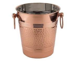 Enfriador de Vino Clásico de Cobre, Cubitera Grande para Champán, Elegante Recipiente Metálico para Bebidas para Fiestas y Bodas - Product Image 2