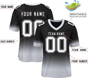 Streetwear Clubwear personnalisé maillots de football américain vêtements de sport séchage rapide polyester maille respirant sublimation équipe Logo numéro - Product Image 6