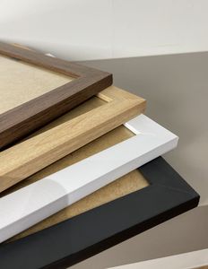 LISTE CADRE PHOTO EN BOIS PERSONNALISÉ CADRE PHOTO MARRON Cadres Photo Rustiques en Bois Massif Affichage pour Décoration Murale - Product Image 6