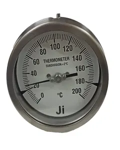 Termometer Dial Bimetal produsen instrumentasi Ji Japsin pemasangan belakang & bawah ekonomis