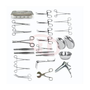 Instrumentos quirúrgicos generales reutilizables con soporte de aguja de herramientas de acero inoxidable para profesionales médicos conjunto quirúrgico general - Product Image 5