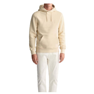 Nueva marca personalizada sudaderas con capucha de algodón de gran tamaño en blanco de mezcla de algodón Sudadera con capucha de peso pesado sin cordón logotipo personalizado - Product Image 6