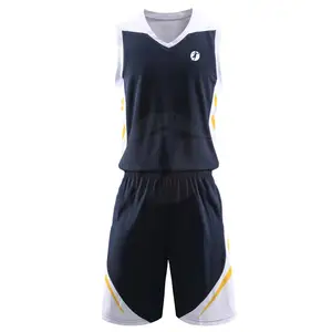 Toptan geri dönüşümlü basketbol giysileri 100% Polyester yapılmış basketbol forması özel tasarım noktalar takım üniforma