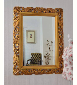 Elegante espejo de pared hecho a mano para hogares contemporáneos, detalles de Metal hechos a mano, se suma a los espejos de decoración de sala de estar y pared 2025 - Product Image 4