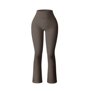 Premium Quality Women Fitness <b>Legging</b> Different Sizes Pakistan Made Women <b>Legging</b> <b>Flared</b> Down <b>Leggings</b> Elastic Waist Solid Color - Product Image 4