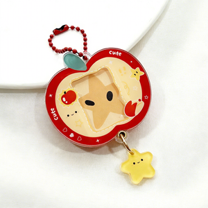 Porte-clés en plastique personnalisé <span class=keywords><strong>avec</strong></span> logo <span class=keywords><strong>photo</strong></span>, cadeau promotionnel, porte-clés en acrylique pour animal de compagnie, porte-clés pour sac - Product Image 4