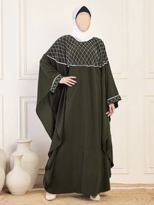 Abaya de Luxe Perlée à la Main pour Femme, Style Vintage, Robe Modeste de Créateur, Anti-Boulochage, Longueur Cheville, Collection 2026 – Vente en Gros - Product Image 4