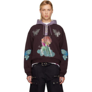 Sudadera con Capucha Personalizable de Algodón 100% Grueso para Invierno, con Pedrería, para Mujer - Product Image 1