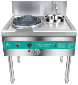 Restaurant commercial hôtel Wok brûleur <span class=keywords><strong>cuisson</strong></span> chinois Wok cuisinière <span class=keywords><strong>de</strong></span> haute qualité - Product Image 6