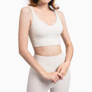 Ropa de Fitness personalizada ligera para mujer, conjunto de mallas y sujetador de Yoga sin costuras para deporte al aire libre, conjunto de mallas y sujetador de Yoga en blanco - Product Image 6