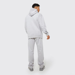 Sweat à capuche 100% haute qualité 300 g/m² en molleton épais, écologique, hiver, épaules tombantes, coupe oversize pour homme - Product Image 4