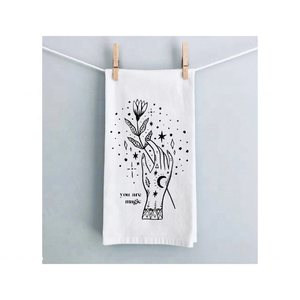Dropshipping 100% Coton Brodé à la Main 20x30 Pouces 145 GSM Meilleur Léger Lavable en Machine Essuie-Vaisselle à Absorption Rapide - Product Image 1