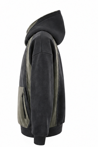 Sudadera con Capucha y Cremallera Estructurada de Mezcla de Algodón Premium para Fabricación de Ropa, Venta al por Mayor, Diseño Personalizado OEM - Product Image 6
