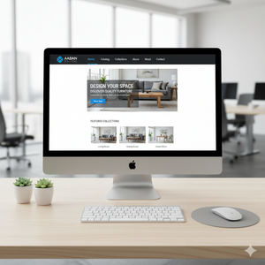 Tienda de muebles Diseño de sitios web Profesionales Agencia web Ofreciendo presencia comercial en línea fácil de usar y asequible - Product Image 1