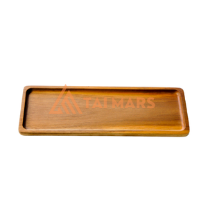 Vente en gros plateau à sushi rectangulaire personnalisé planche à découper Acacia Restaurant teck bambou matériel pour restaurants et usage domestique - Product Image 1