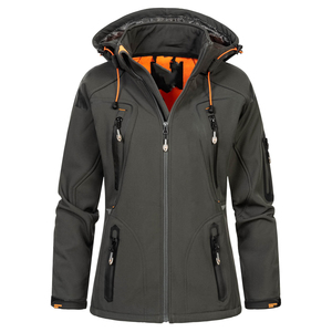 Chaqueta Softshell para mujer, impermeable, con forro polar, para senderismo al aire libre, cálida, a prueba de viento, impermeable, chaqueta Softshell para mujer - Product Image 1