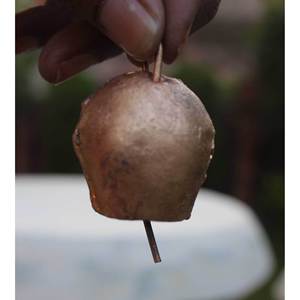 Wholesale Lot of Recycled Iron Dome <b>Bells</b> 1.75 Inches Height Antique Rustic Finish Loud Sound Christmas Decorations - Product Image 3