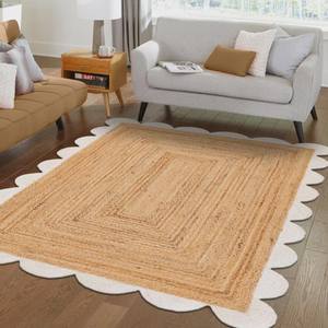 Handmade 100% Jute Braided Modern Style Area Rugs Sets Natural Hemp <b>Carpet</b> <b>for</b> Living Room Bedroom <b>Car</b> Prayer Space Outdoor Use - Product Image 3