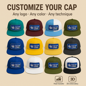 Gorra de béisbol personalizada 6 paneles impermeable algodón poliéster nailon para adultos y niños OEM Logo parche Vietnam hecho - Product Image 5