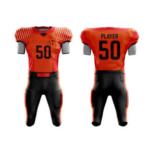 Uniforme de football américain pas cher Vêtements de sport Uniforme de football américain Meilleure qualité Football américain - Product Image 1